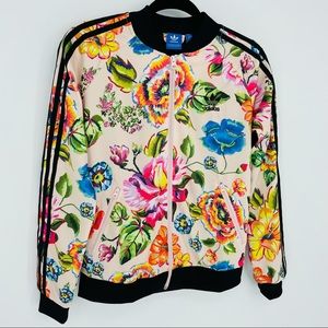 Adidas Originals X Farm Floralita Jacket Farm Collaboration Tropical Track Coat